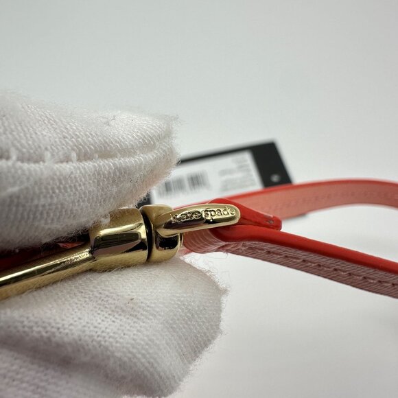 Kate Spade KL624 Devin Pop Trim Card Case Wristlet Setting Sun Saffiano Leather - Picture 11 of 15